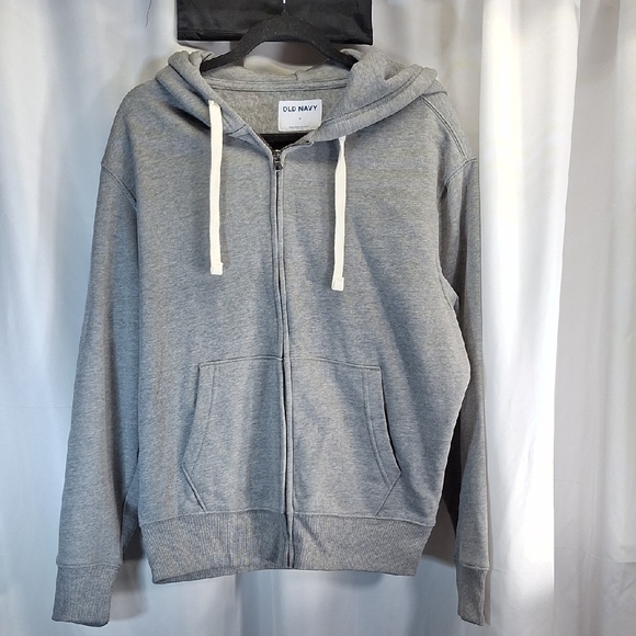 Old Navy Tops - Old Navy Heather Gray Zip-Up Jacket